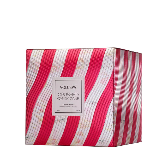 Voluspa Geurkaars Crushed Candy Cane - 3 Lonten Hearth