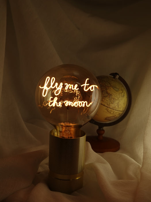 Dekorative Lampe „Fly me to the Moon“ – verkabelt