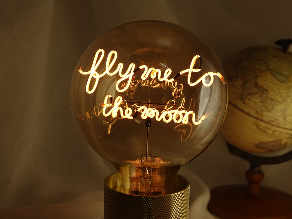 Dekorative Lampe „Fly me to the Moon“ – verkabelt