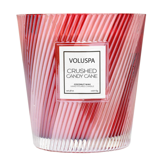 Voluspa Geurkaars Crushed Candy Cane - 3 Lonten Hearth