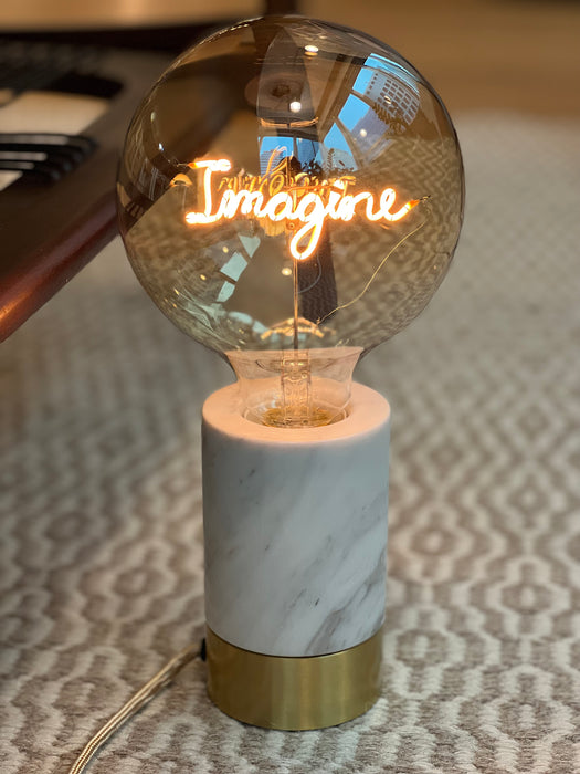 Dekorative Lampe „Imagine“ – verkabelt