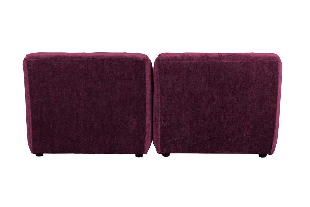 Giada Sofa 2-zits Plum