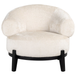 Fauteuil Montana white chenille