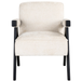 Fauteuil Cooper white chenille