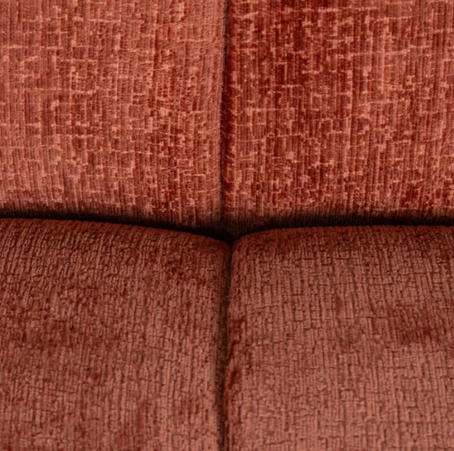 Sofa Cube 3-zits + lounge rechts (blush)