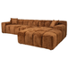 Sofa Cube 3-zits + lounge rechts (Cinnamon)