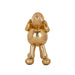 Dog Miro deco object (Gold)