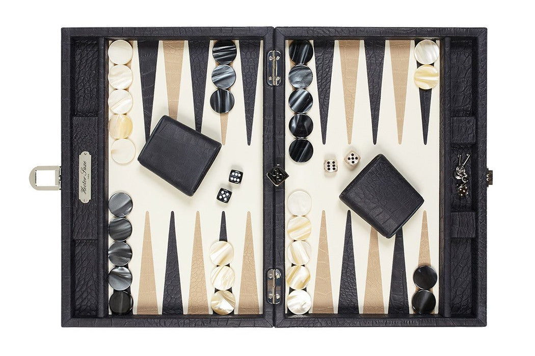 Backgammon Alain – Krokoleder