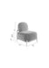 Fauteuil Citrine Grijs