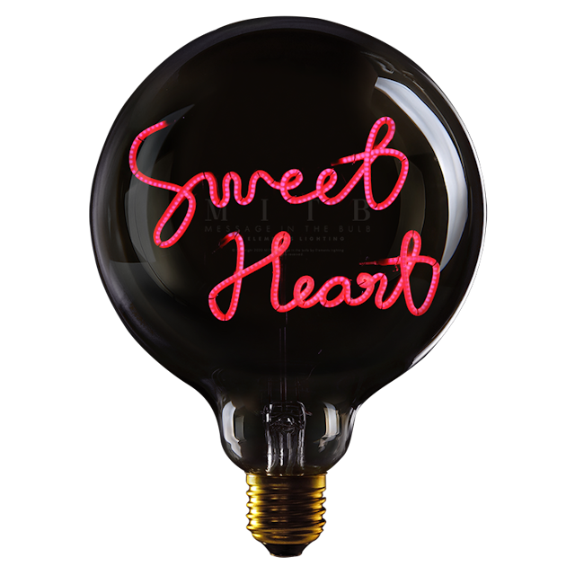 Dekorative Lampe „Sweet Heart“ – verkabelt