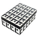 Juwelenbox Licia groot (Black/white)