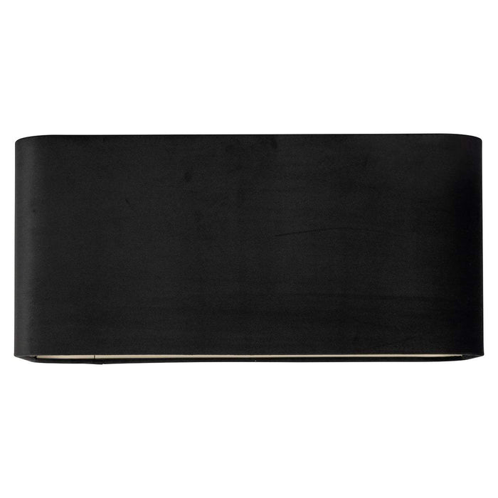 Lampenkap Maddy black velvet, rechthoekig (Black)