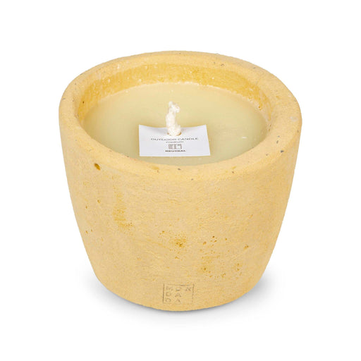 Outdoor Kaars Urban Medium Mustard