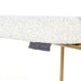 Barstoel Xenia white bouclé / brushed gold (Copenhagen 900 Bouclé Whit