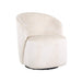 Draaifauteuil Sofia white chenille (Bergen 900 white chenille)