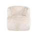 Fauteuil Donna white chenille