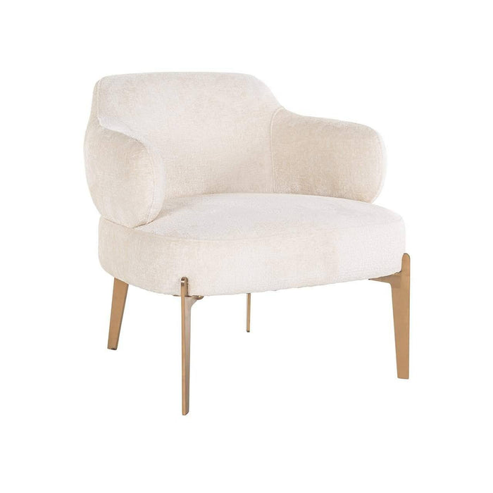 Fauteuil Venus white chenille