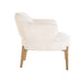 Fauteuil Venus white chenille