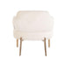 Fauteuil Venus white chenille