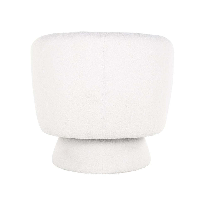 Draaifauteuil Senna white furry (Himalaya 900 white furry)