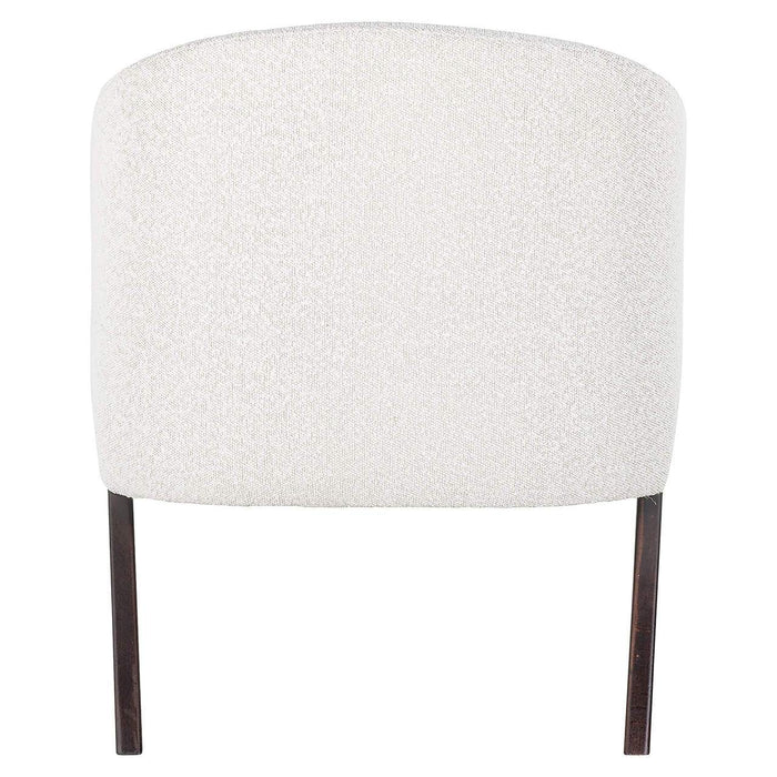 Fauteuil Mia white bouclé