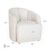 Fauteuil Maryse cream fusion