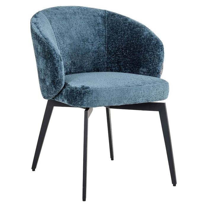 Stuhl Amphara Blau Chenille