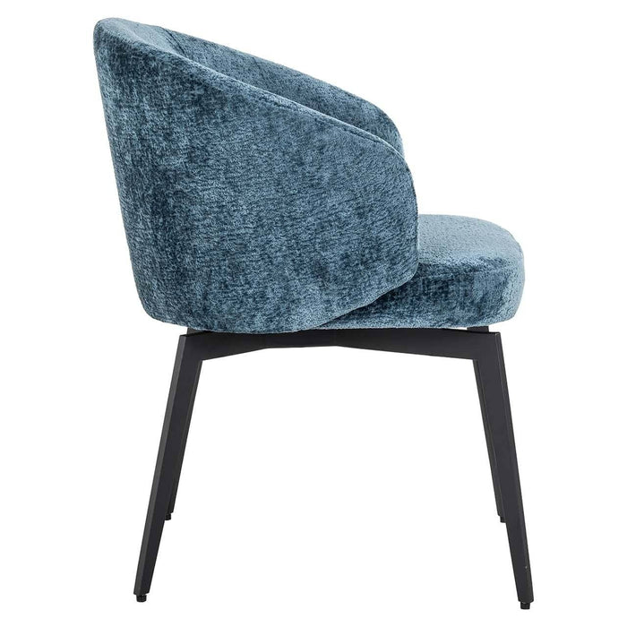 Stuhl Amphara Blau Chenille