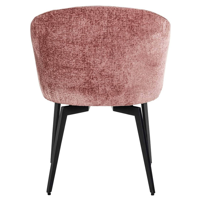 Chair Amphara rose chenille fire retardant