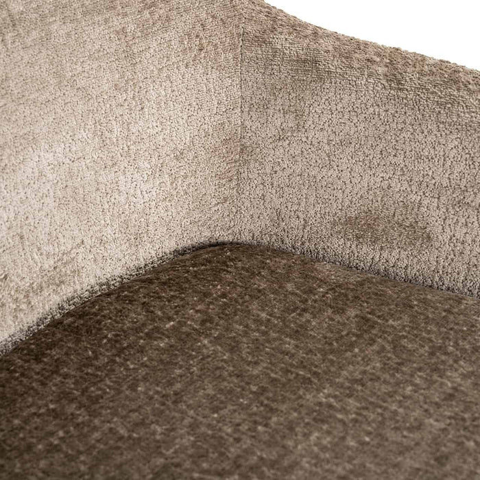 Draaistoel Marlon taupe chenille (Bergen 104 taupe chenille)