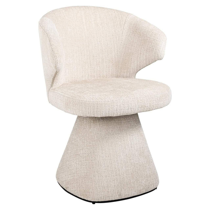 Chair Gatsbi beige chenille fire retardant