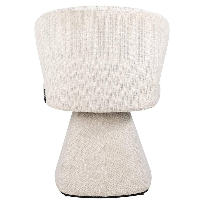 Chair Gatsbi beige chenille fire retardant