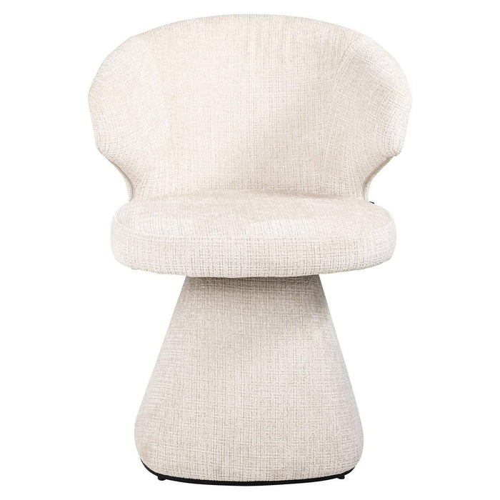 Chair Gatsbi beige chenille fire retardant