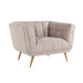 Fauteuil Huxley Khaki velvet