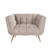 Fauteuil Huxley Khaki velvet