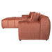 Sofa Cube 3-zits + lounge links Blush Fusion