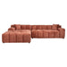 Sofa Cube 3-zits + lounge links Blush Fusion