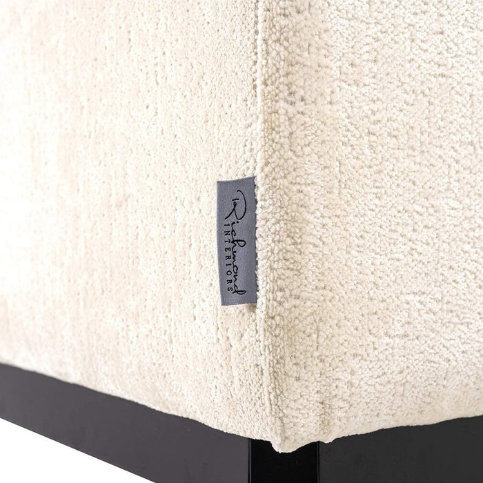 Bank Beaudy white chenille fire retardant