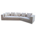 Sofa Lusso 4-zits beige chenille