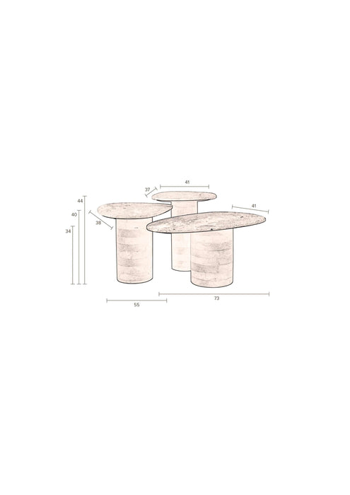 Suki Bijzettafel Set van 3