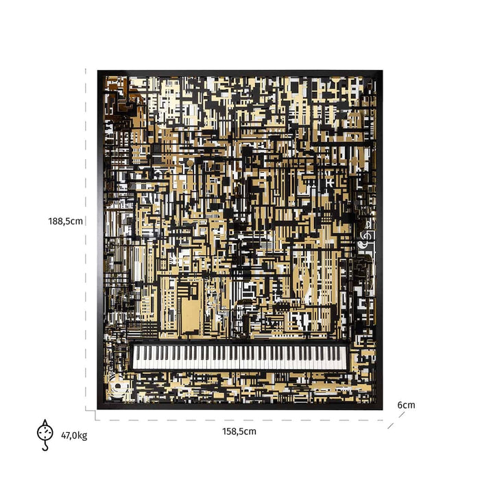 Wall art Piano Wibi